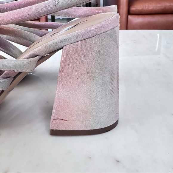 Free People Colette Strappy Platform Sandal in Rainbow Metallic Brand New Size 7 - Picture 5 of 11